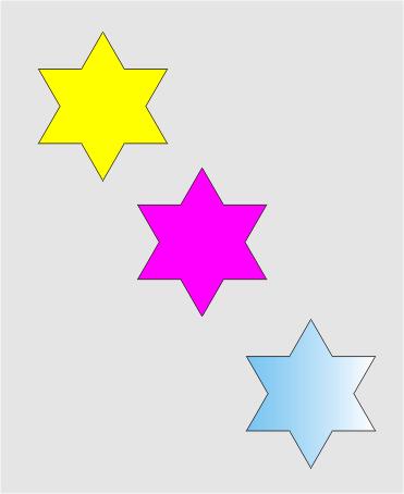 Schablonen Sterne 1