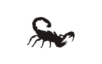 Skorpion Sticker