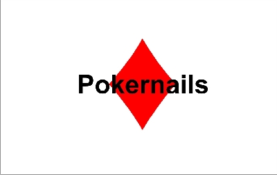 Pokernails Sticker Karo