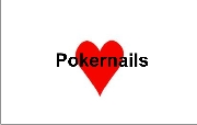 Pokernails Sticker Herz