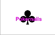 Pokernails Sticker Kreuz