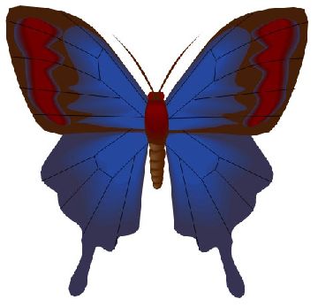 Nailsticker Schmetterlinge 35