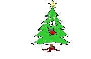 Lachender Weihnachtsbaum