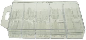 100 transparente Nailtips in Tipbox