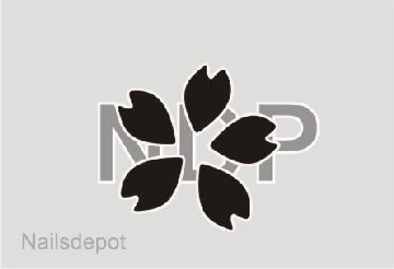 Airbrush Blüten Schablone 16