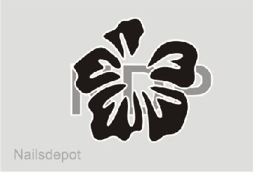 Airbrush Blüten Schablone 49