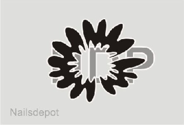 Airbrush Blüten Schablone 62