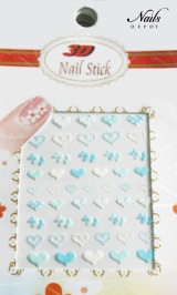 3 D Glitter-Nailsticker