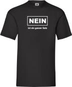 Nein Shirt 2 schwarz