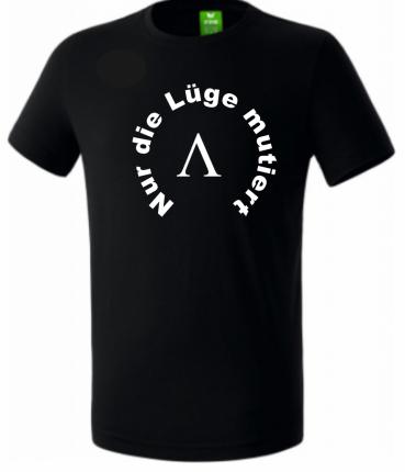 T-shirt schwarz Lambda Männer