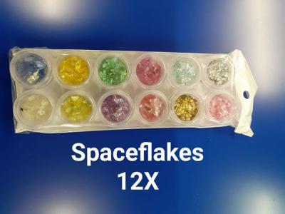 Spaceflakes Nailart Set 12 Tiegel